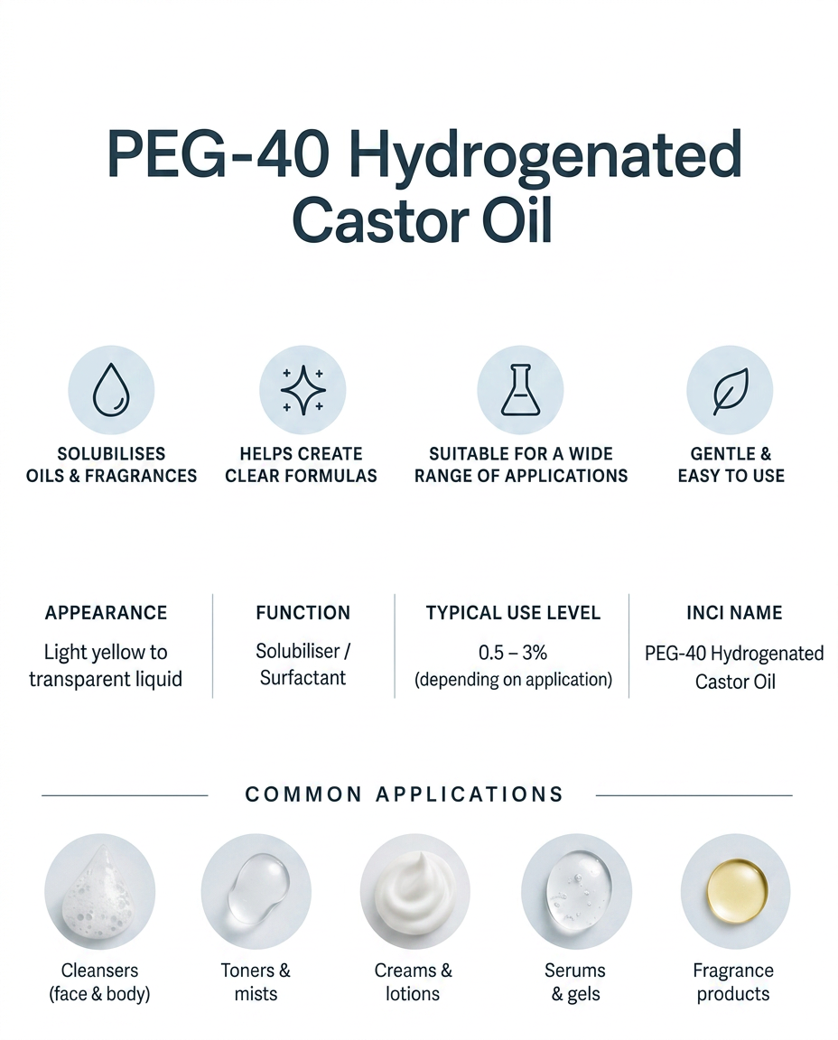 PEG-40 Hydrogenated Castor Oil