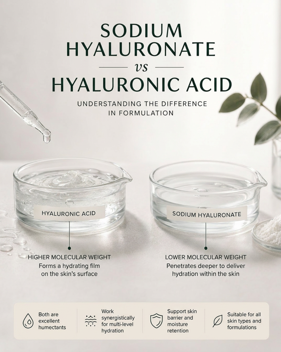 Sodium Hyaluronate VS Hyaluronic Acid