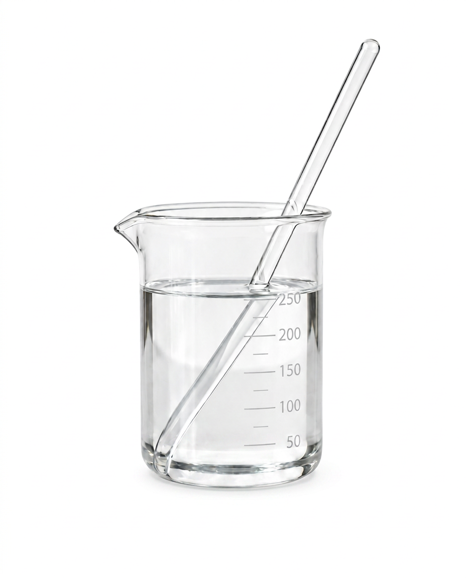 High‑purity PEG‑40 Hydrogenated Castor Oil photographed in clean, spa‑like aesthetic for stable oil‑in‑water emulsions in modern cosmetic products