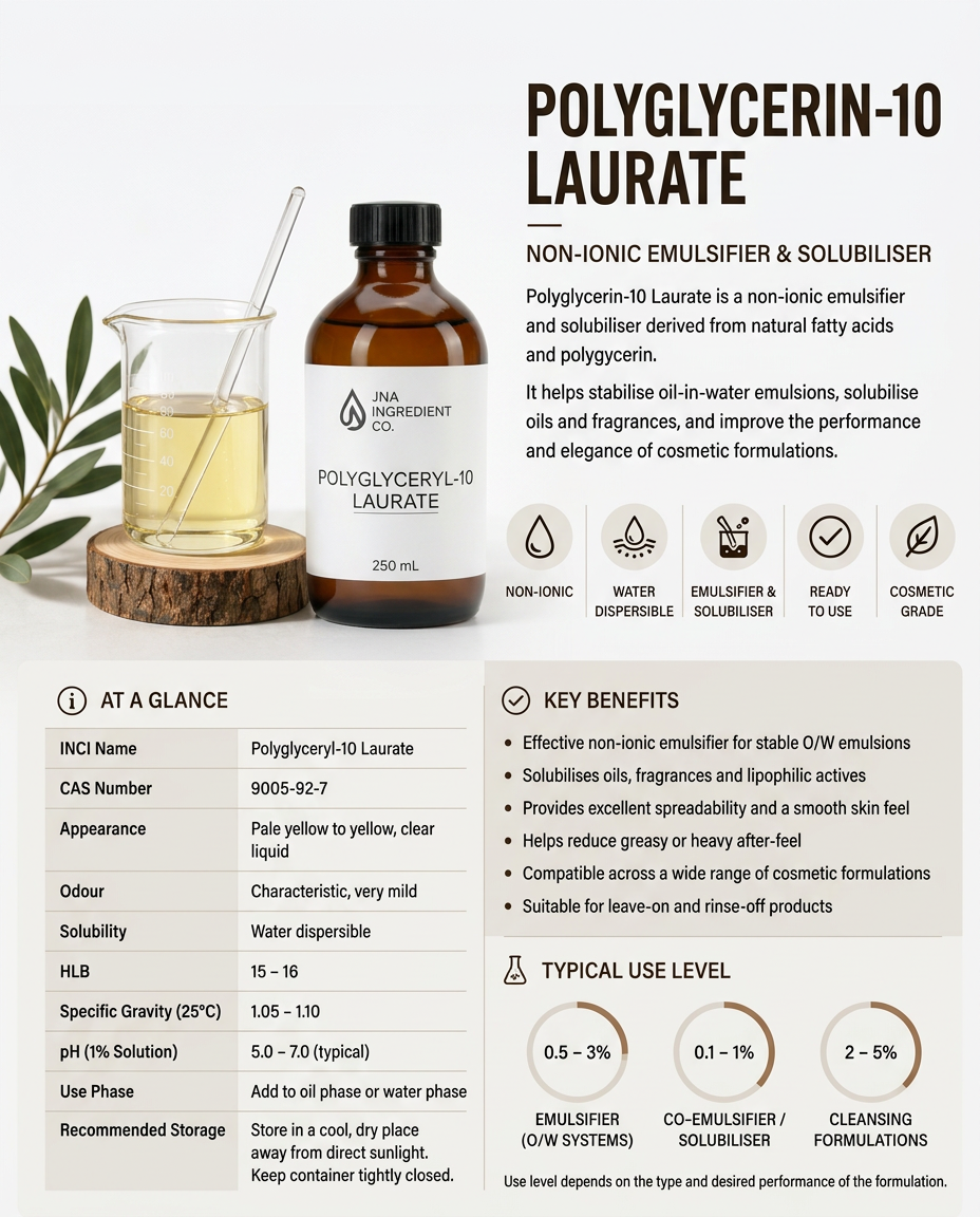 Polyglyceryl-10 Laurate