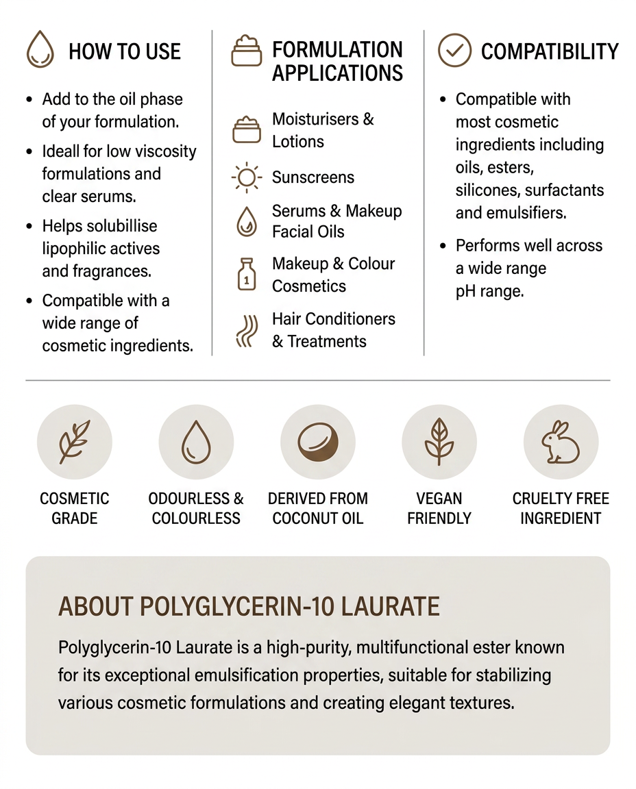 Polyglyceryl-10 Laurate