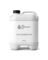 Professional‑grade Polysorbate 80 active in clean, white packaging designed for serums, cleansers, and oil‑in‑water emulsions.  Bulk/Wholesale quality.