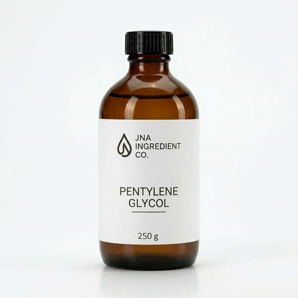 Close-up of Pentylene Glycol cosmetic ingredient for formulation